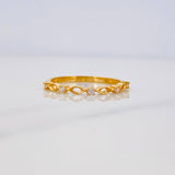Anillo Trenzado 1.2g / T6 1/4 Oro Amarillo 18K
