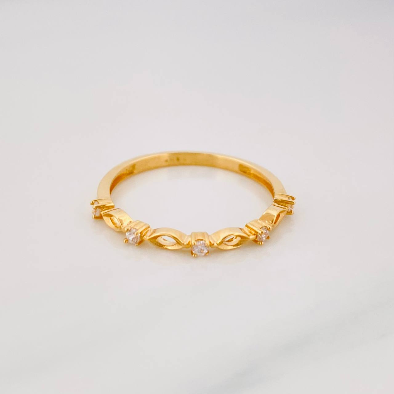 Anillo Trenzado 1.2g / T6 1/4 Oro Amarillo 18K