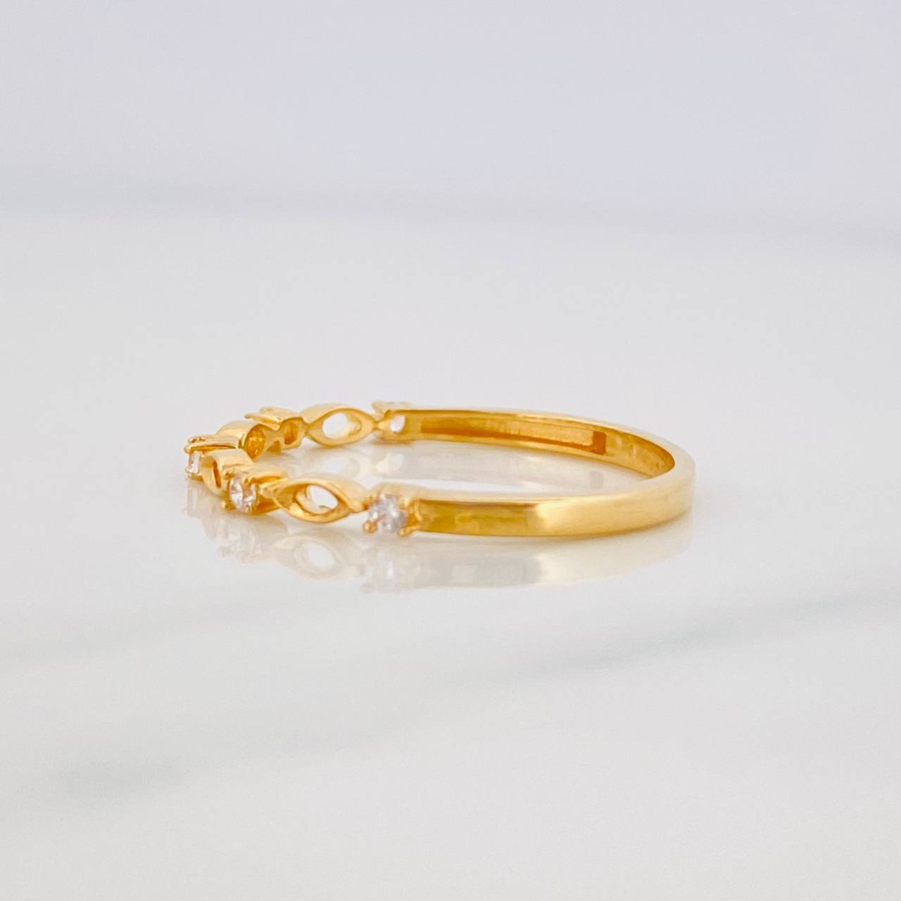 Anillo Trenzado 1.2g / T6 1/4 Oro Amarillo 18K