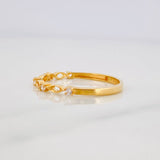 Anillo Trenzado 1.2g / T6 1/4 Oro Amarillo 18K