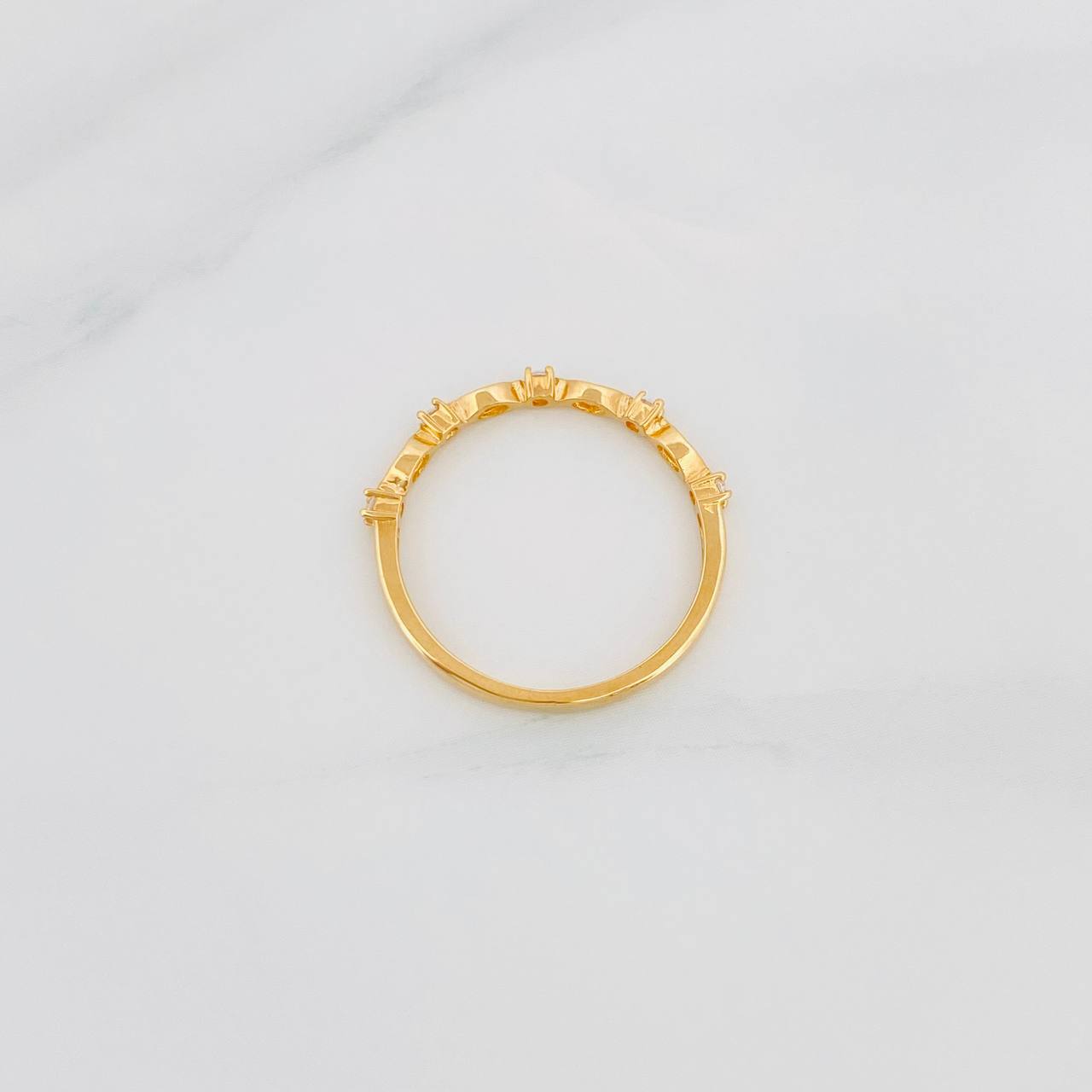 Anillo Trenzado 1.2g / T6 1/4 Oro Amarillo 18K