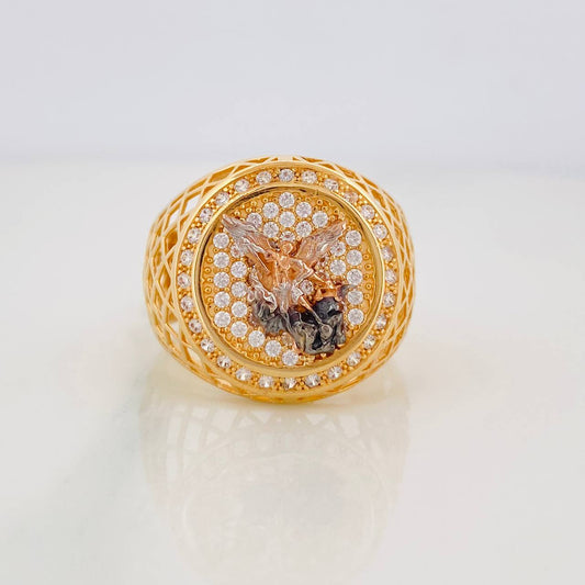 Anillo San Miguel 7.6g / T10 Tres Oros 18K