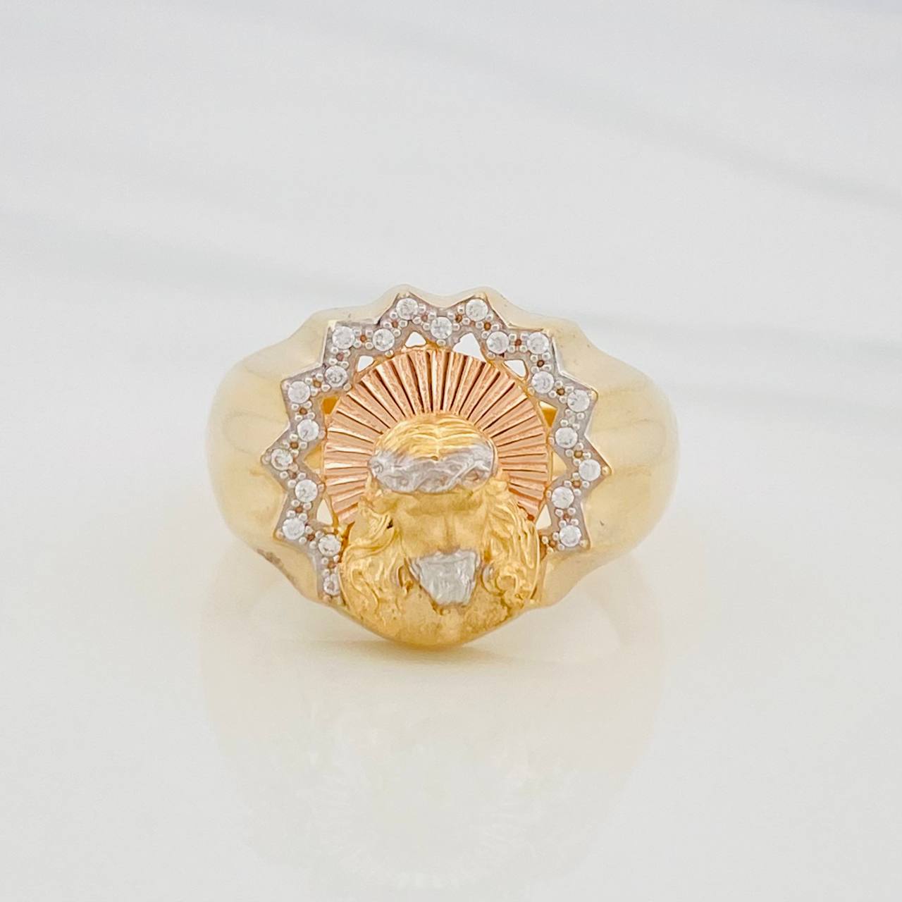 Christ Ring 6.75g / T10 Three Golds 18K