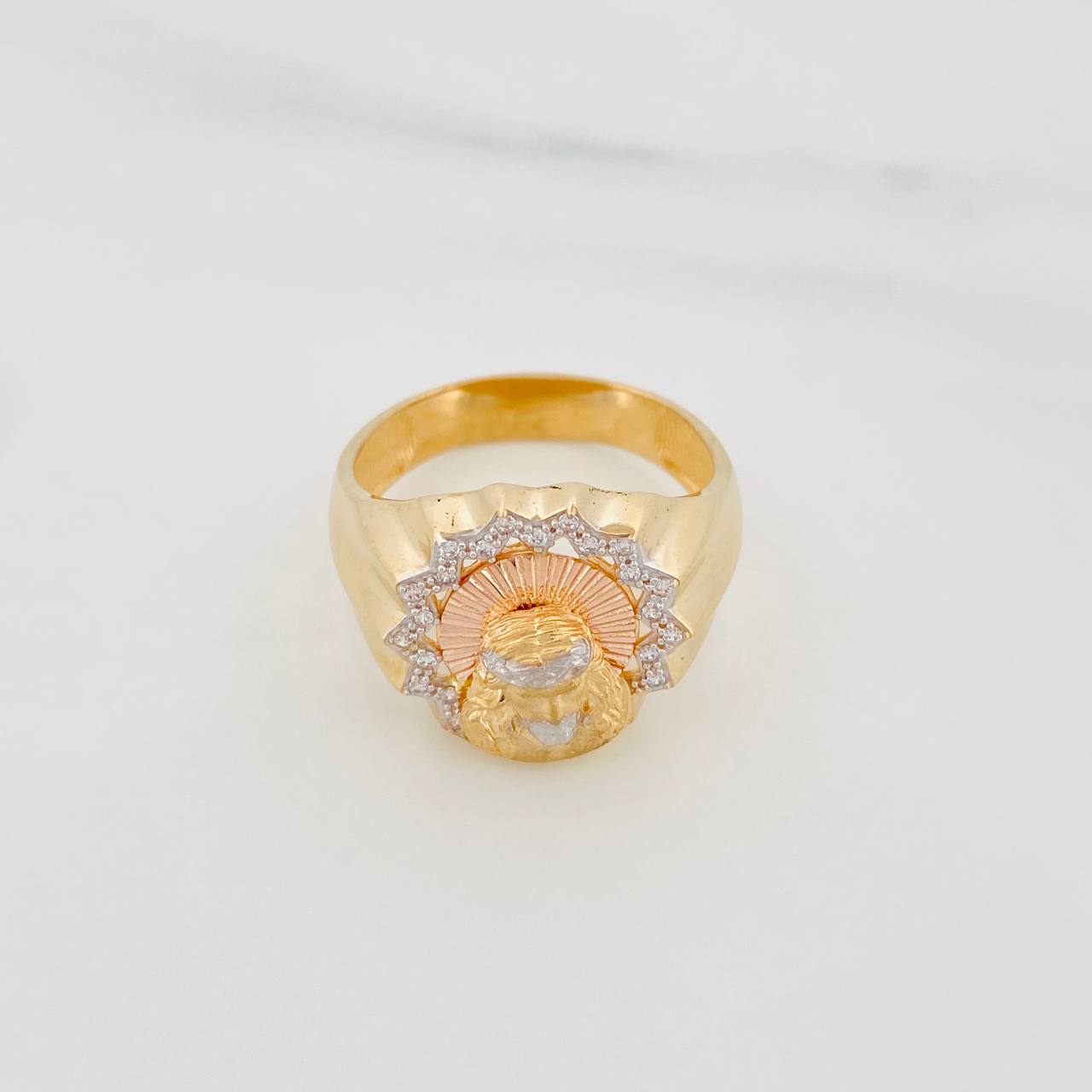 Christ Ring 6.75g / T10 Three Golds 18K
