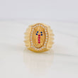 Virgin of Guadalupe Ring 6.25g / T5 1/2 Yellow Gold 18K