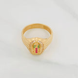 Anillo Virgen Guadalupe 4.45g / T7 3/4 Oro Amarillo 18K