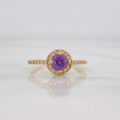 Halo Circle Churumbela Ring 2.5g / T5 1/2 Yellow Gold 18K