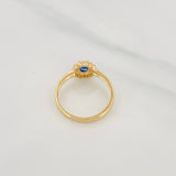 Halo Circle Ring 2.15g / T5 3/4 Yellow Gold 18K