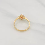 Flower Ring 1.9g / T7 1/2 Yellow Gold 18K