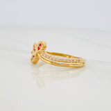 Flower Ring Churumbela 2.15g / T6 1/2 Yellow Gold 18K