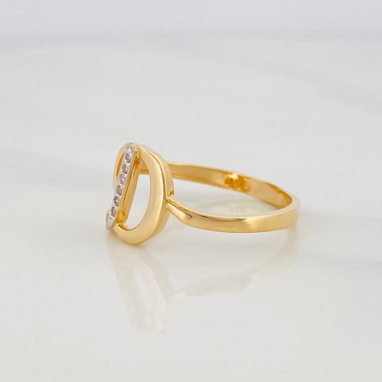 Ring D 1.85g / T6 1/2 Yellow Gold 18K