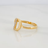 Ring D 1.85g / T6 1/2 Yellow Gold 18K