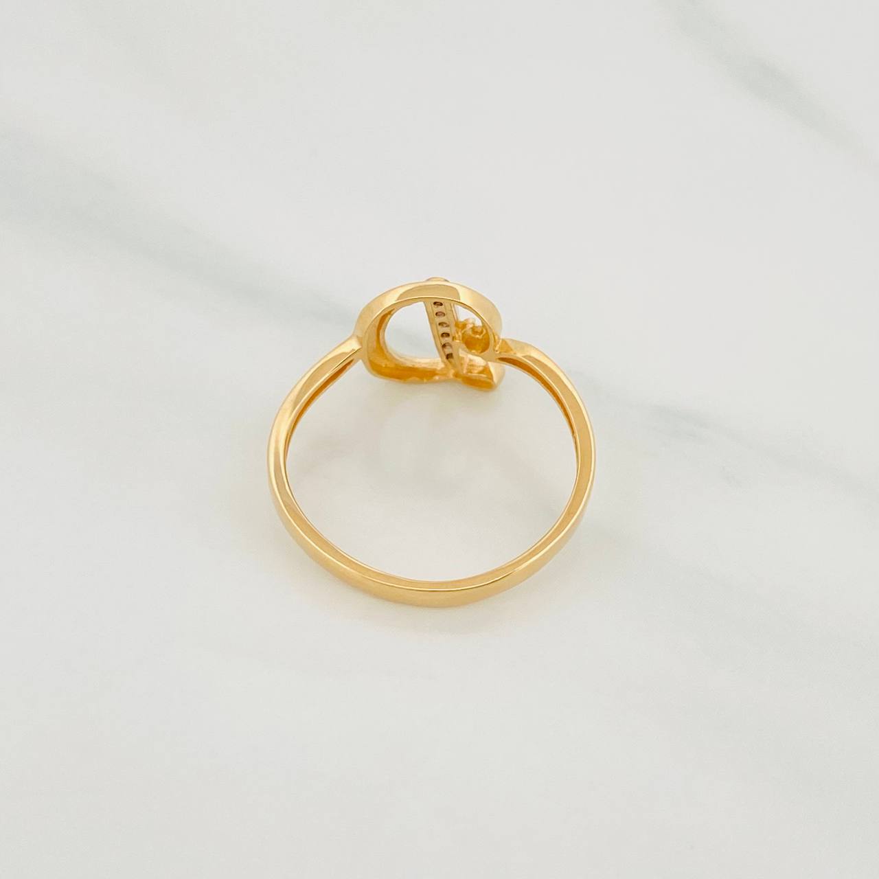 Ring D 1.85g / T6 1/2 Yellow Gold 18K
