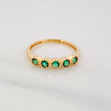 Estela Ring 1.4g / T5 3/4 Yellow Gold 18K