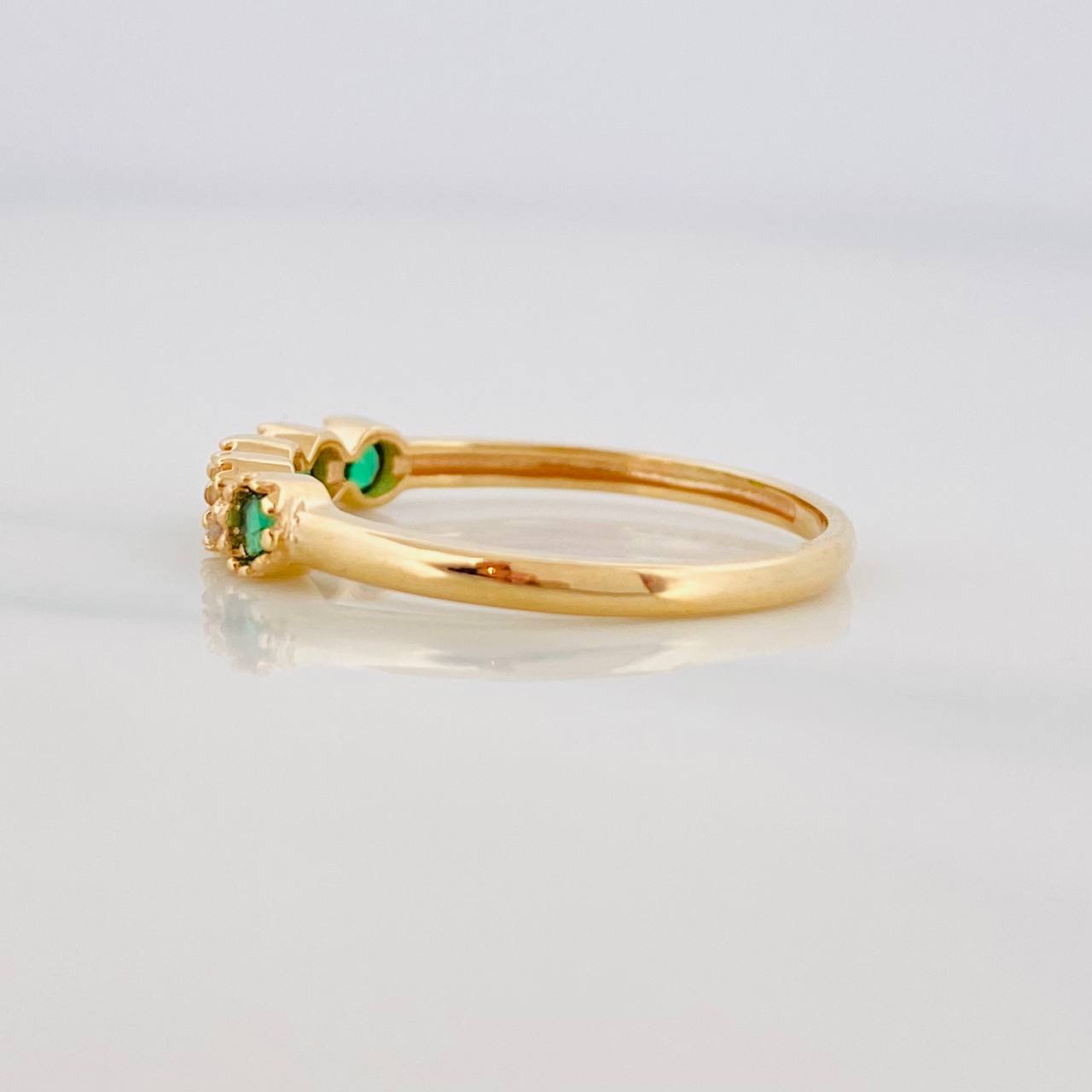 Estela Ring 1.4g / T5 3/4 Yellow Gold 18K