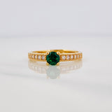 Solitaire Ring Churumbela 2.35g / T7 Yellow Gold 18K