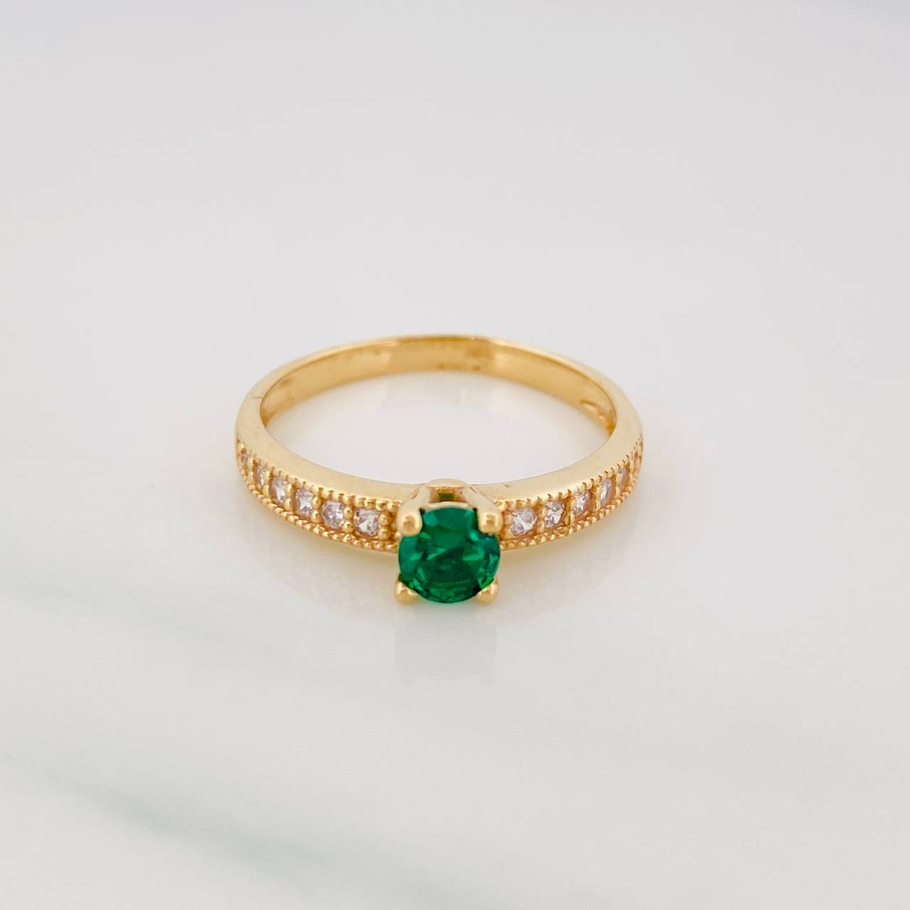 Solitaire Ring Churumbela 2.35g / T7 Yellow Gold 18K