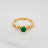 Solitaire Ring Churumbela 2.35g / T7 Yellow Gold 18K