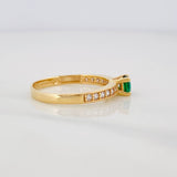 Solitaire Ring Churumbela 2.35g / T7 Yellow Gold 18K