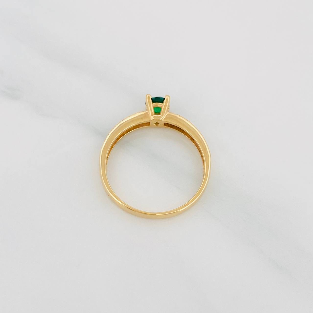 Solitaire Ring Churumbela 2.35g / T7 Yellow Gold 18K