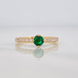 Solitaire Ring Churumbela 2.1g / T8 1/2 Yellow Gold 18K