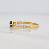 Solitaire Ring Churumbela 2.1g / T8 1/2 Yellow Gold 18K