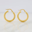 Hoop Earrings Sofi 2.3g / 3/4 in Yellow Gold 18K