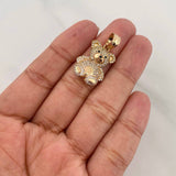 Bear Pendant 4.65g / 1 1/4 in Yellow Gold 18K
