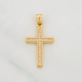 Pendant Cross 2.35g / 1 1/4 in Yellow Gold 18K