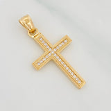 Pendant Cross 2.35g / 1 1/4 in Yellow Gold 18K