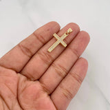 Pendant Cross 2.35g / 1 1/4 in Yellow Gold 18K