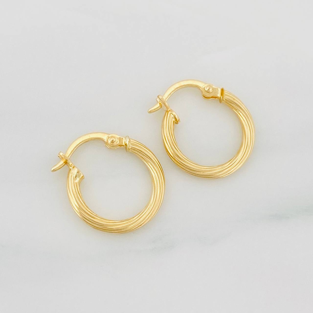 Candongas Sofi 1.1g / 1/2 in Oro Amarillo 18K