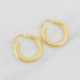 Hoop Earrings Sofi 2.3g / 3/4 in Yellow Gold 18K