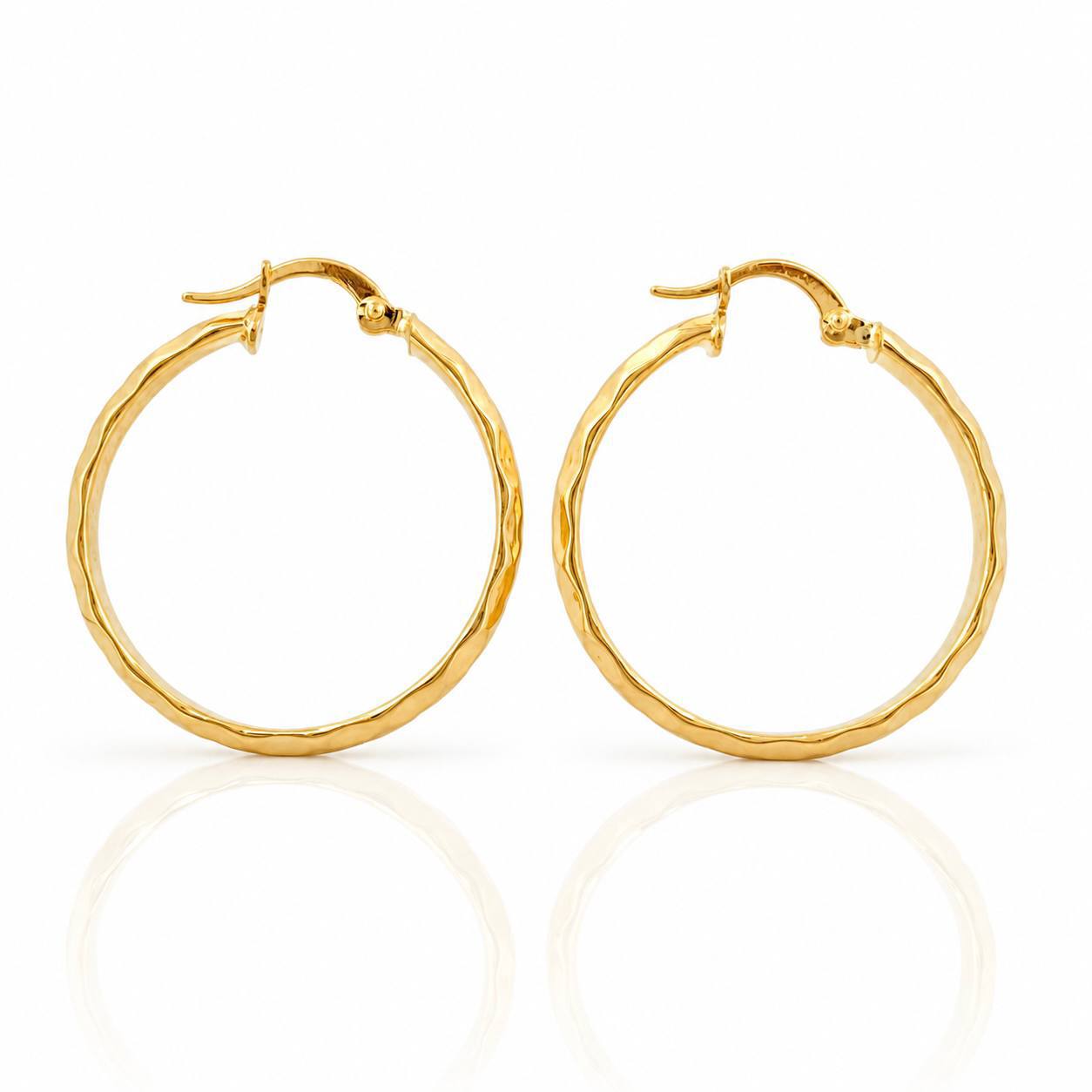 Candongas Lary 2.95g / 1 1/4 in Oro Amarillo 18K