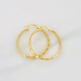Candongas Lary 2.95g / 1 1/4 in Oro Amarillo 18K