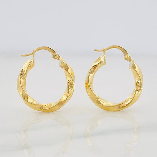 Candongas Lula 1.95g / 3/4 in Oro Amarillo 18K