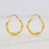 Candongas Lula 1.95g / 3/4 in Oro Amarillo 18K