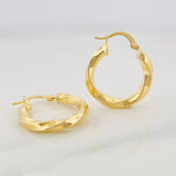 Candongas Lula 1.95g / 3/4 in Oro Amarillo 18K