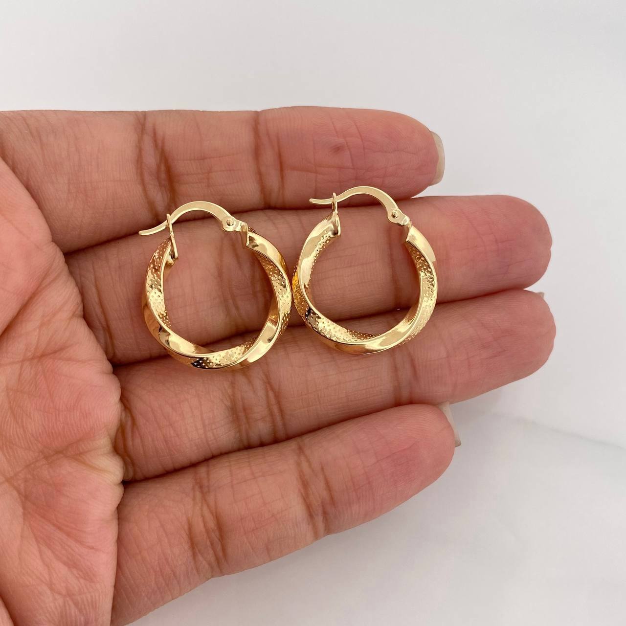 Candongas Lula 1.95g / 3/4 in Oro Amarillo 18K