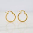 Hoop Earrings Somi 1.35g / 3/4 in Yellow Gold 18K