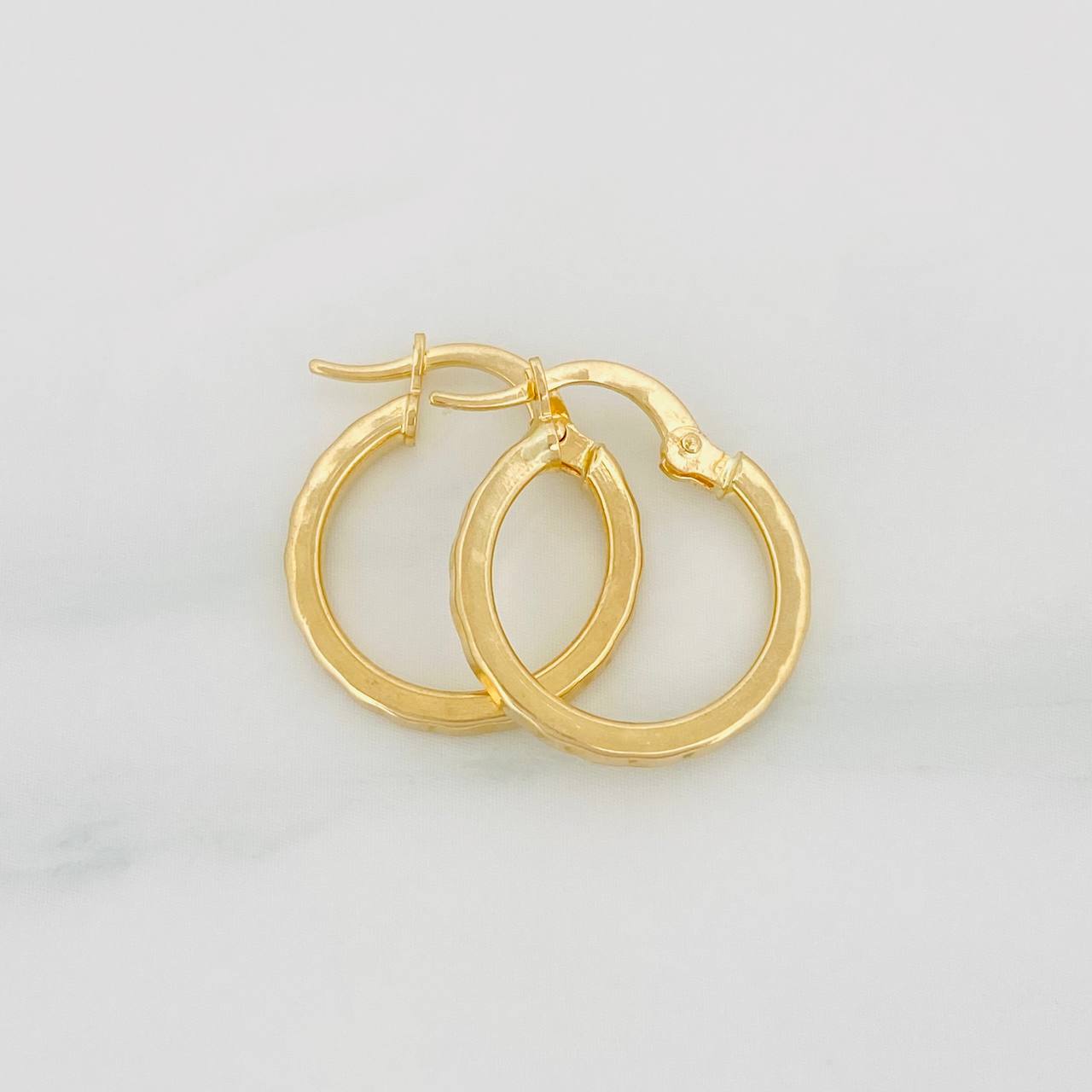 Hoop Earrings Somi 1.35g / 3/4 in Yellow Gold 18K