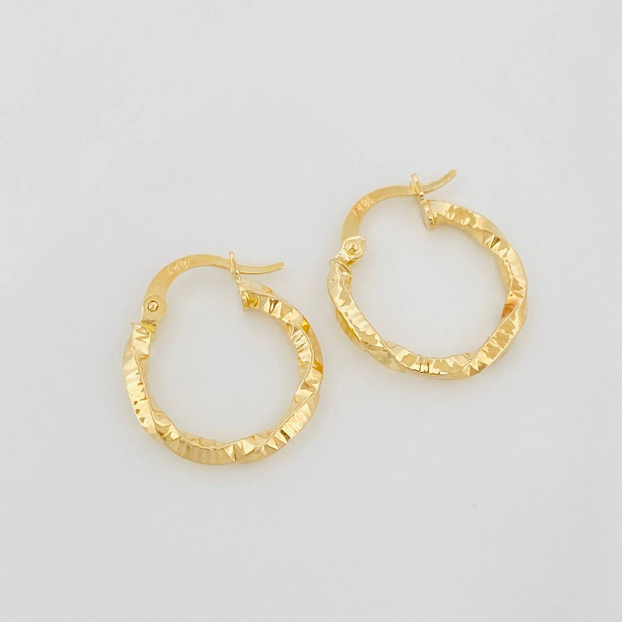 Candongas Kataleya 1.25g / 3/4 in Oro Amarillo 18K