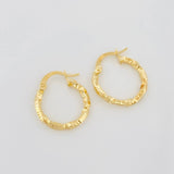 Candongas Kataleya 1.25g / 3/4 in Oro Amarillo 18K