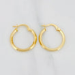 Candongas Clau 1.15g / 3/4 in Oro Amarillo 18K