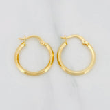 Candongas Clau 1.15g / 3/4 in Oro Amarillo 18K