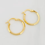 Candongas Clau 1.15g / 3/4 in Oro Amarillo 18K