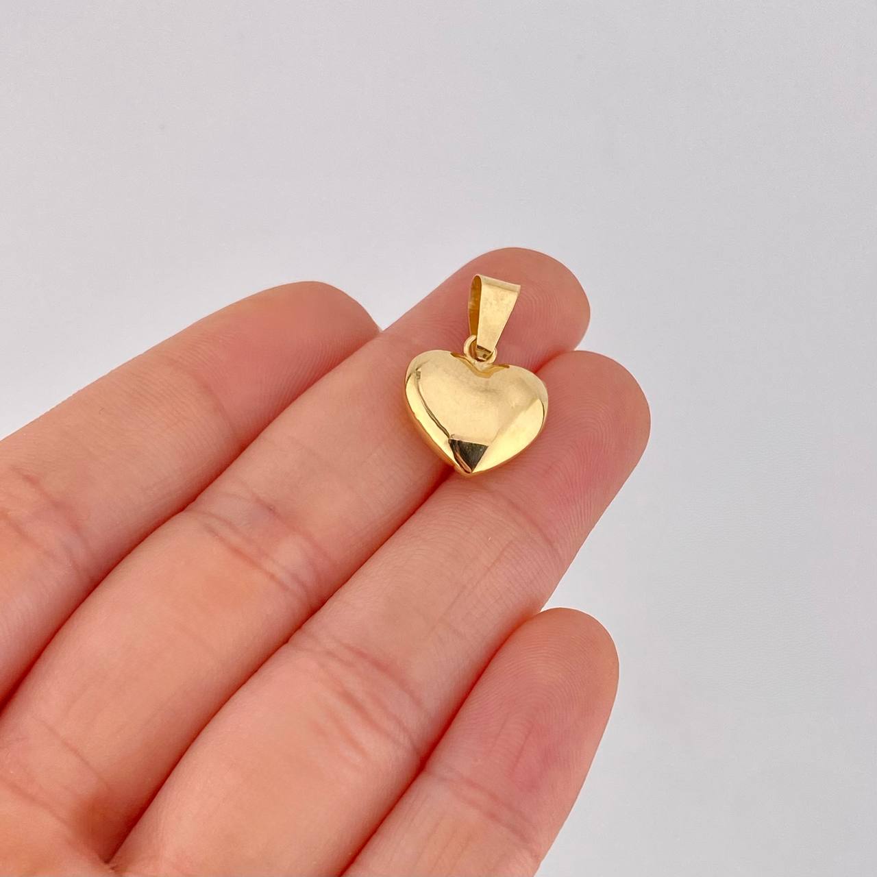Dije Corazón 1.15g / 3/4 in Oro Amarillo 18K