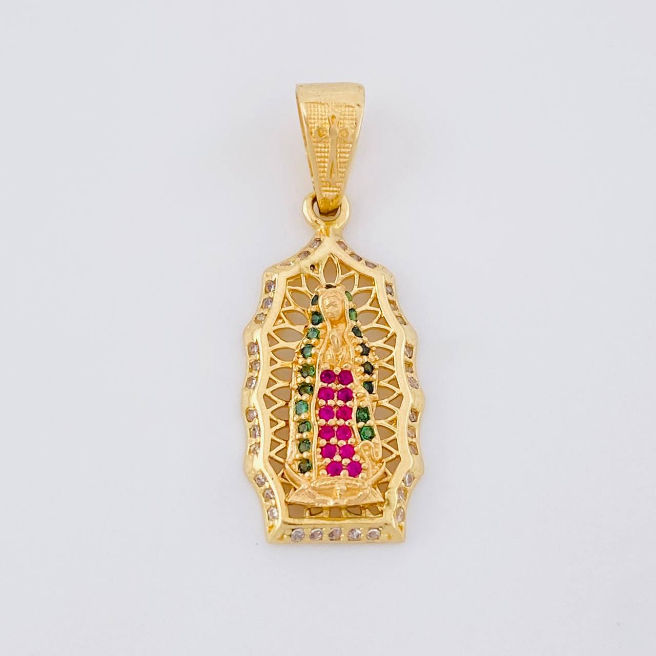 Dije Virgen De Guadalupe 3.15g / 1 1/4 in Oro Amarillo 18K