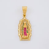 Dije Virgen De Guadalupe 3.15g / 1 1/4 in Oro Amarillo 18K