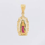 Dije Virgen De Guadalupe 3.15g / 1 1/4 in Oro Amarillo 18K